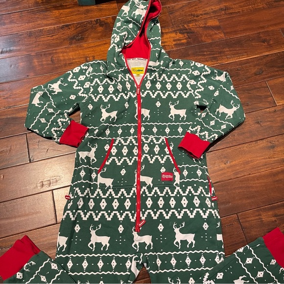 Tipsy Elves  Reindeer hooded jumpsuit L - Picture 3 of 5